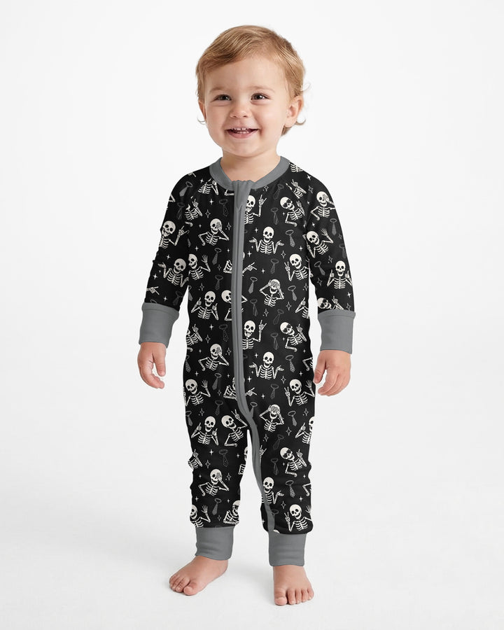 Funny Skeleton Bamboo Convertible Zippy