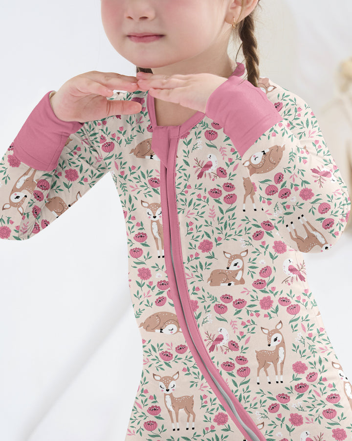 Little Deer Meadow Bamboo Convertible Zippy