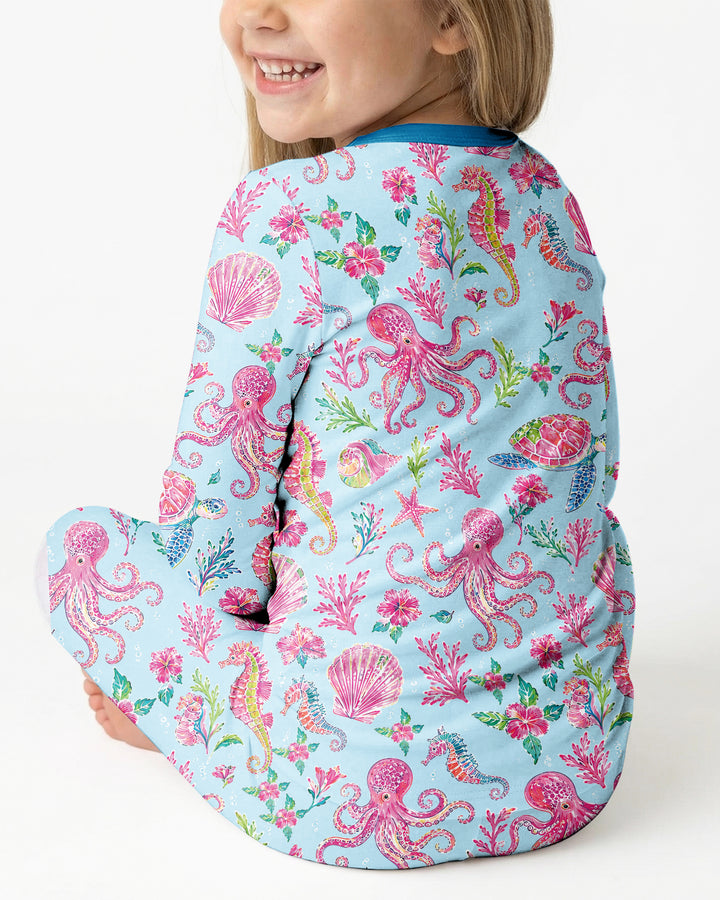 Preppy Palm Beach Bamboo Two Piece Long Sleeve Pajama Set