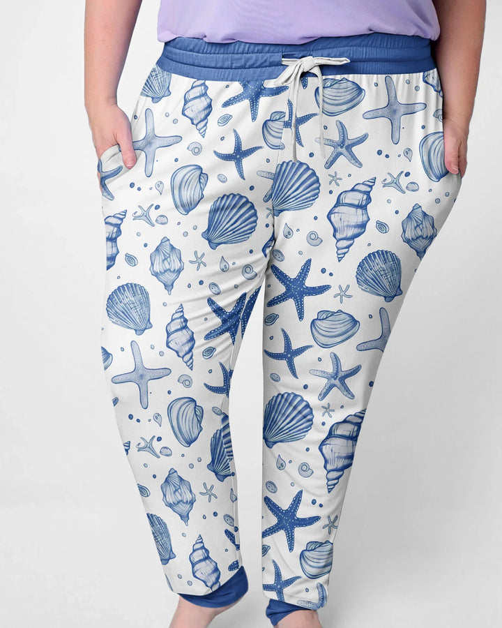 Coastal Charm Family Matching Bamboo Women Pajama Set