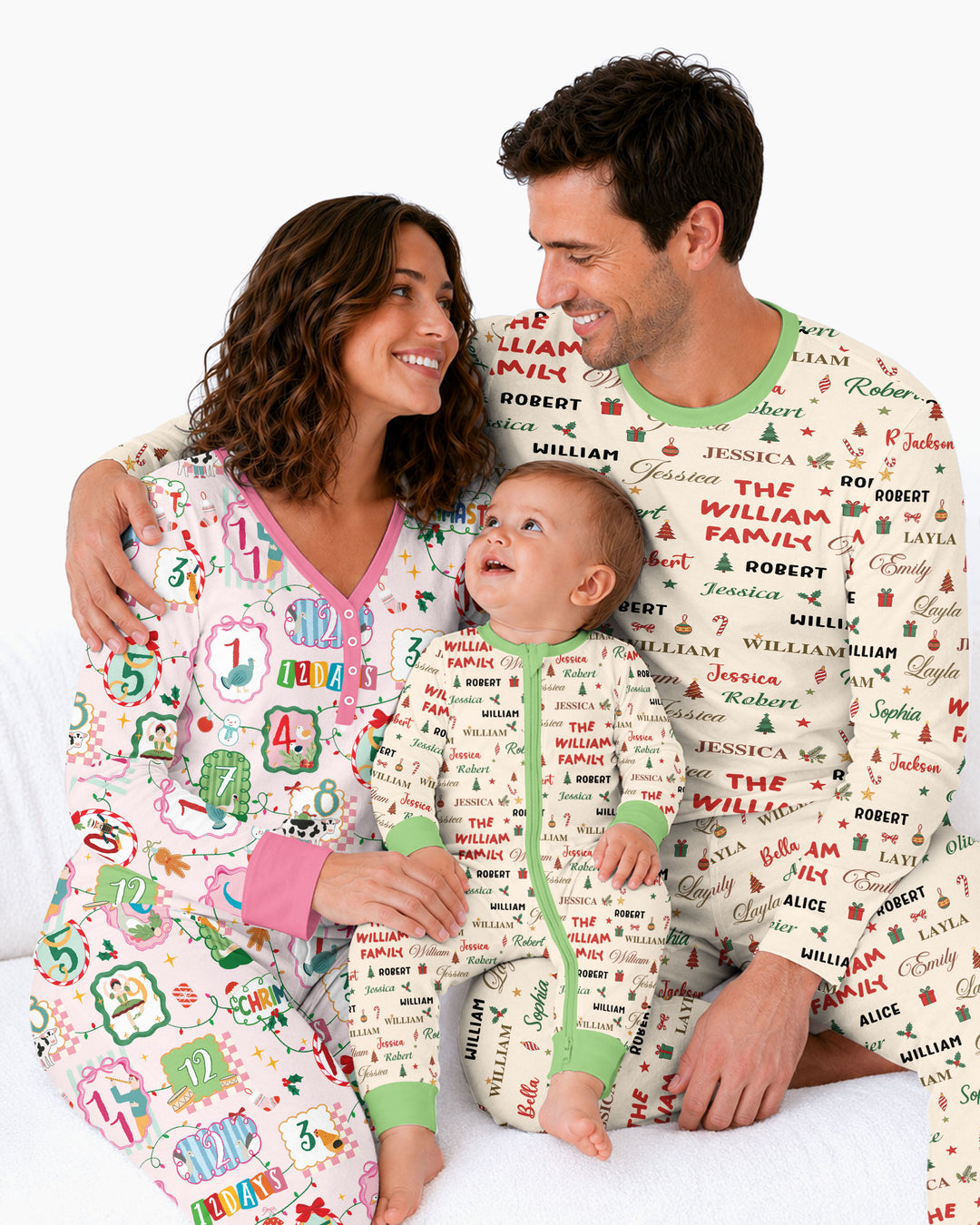 12 Christmas Prayers Bamboo Women Pajama Set
