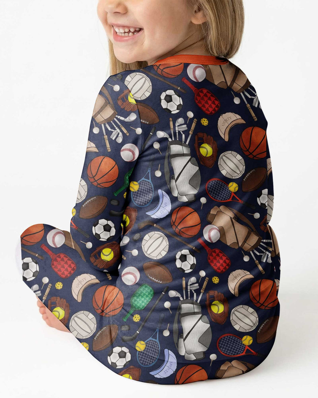 Sports Equipment Bamboo Two Piece Long Sleeve Pajama Set