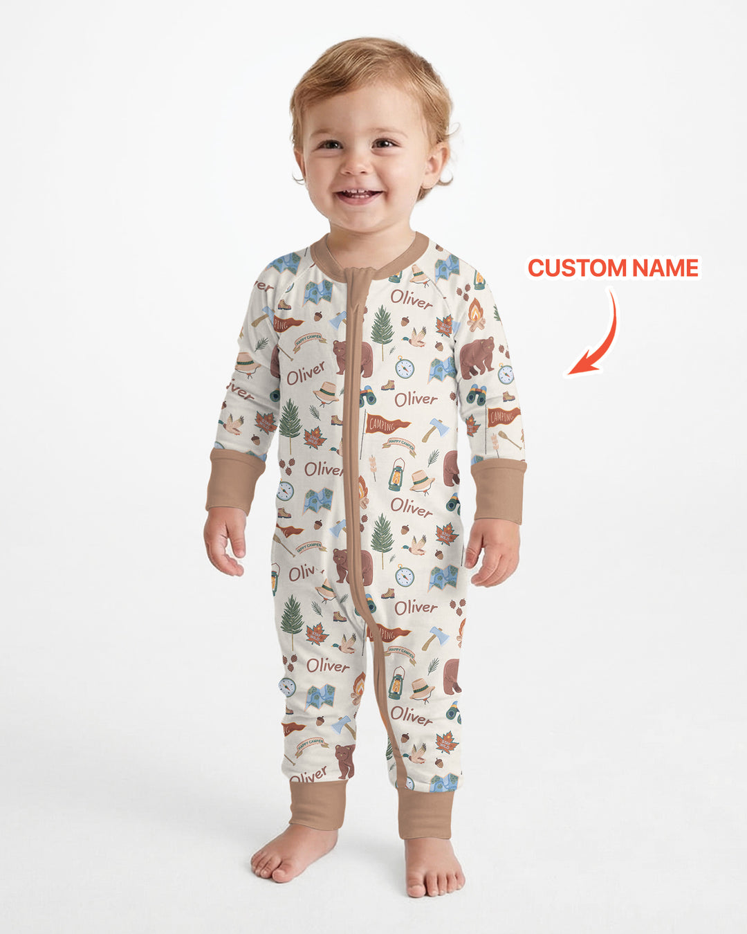 Gerippte Babykleidung mit individuellem Foto - Weich &amp; Skizzenhaft