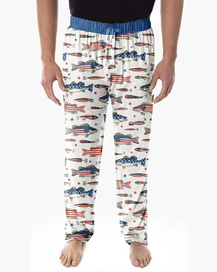 Hooked On Freedom Bamboo Men's Pajama Set