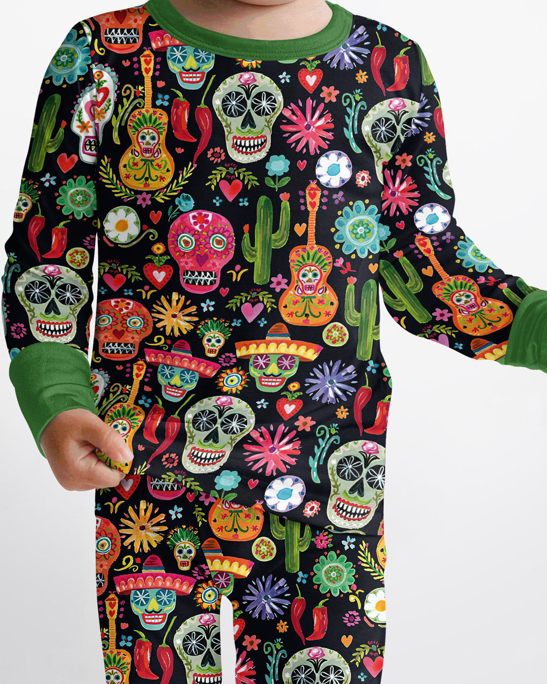 Mi Calaverita Bamboo Two Piece Long Sleeve Pajama Set