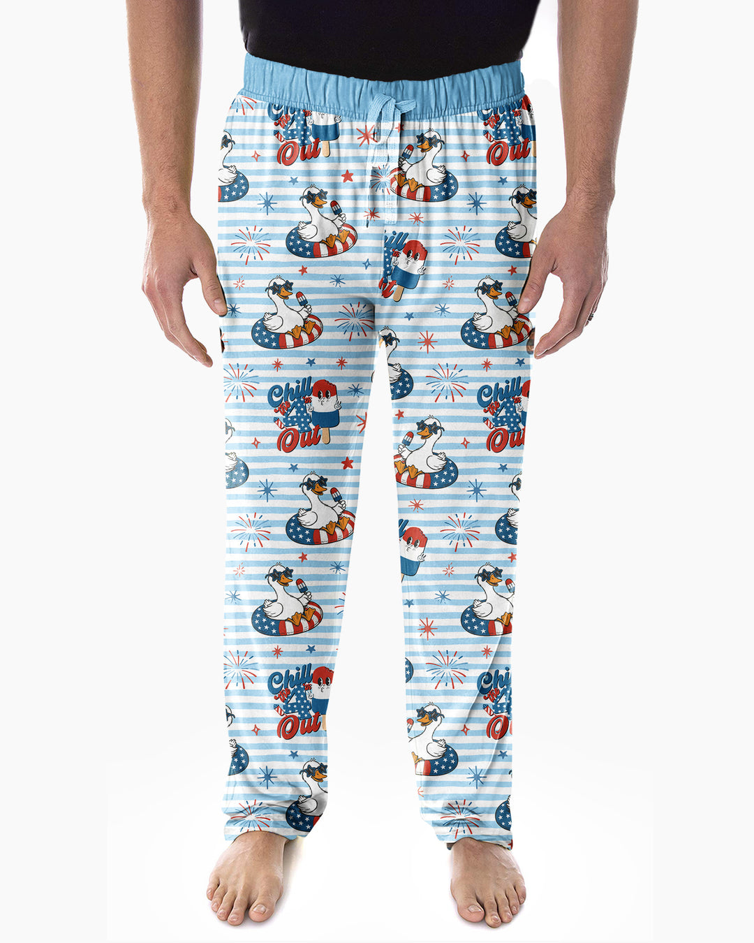 Chill the Fourth Out Bamboo Men's Pajama Set