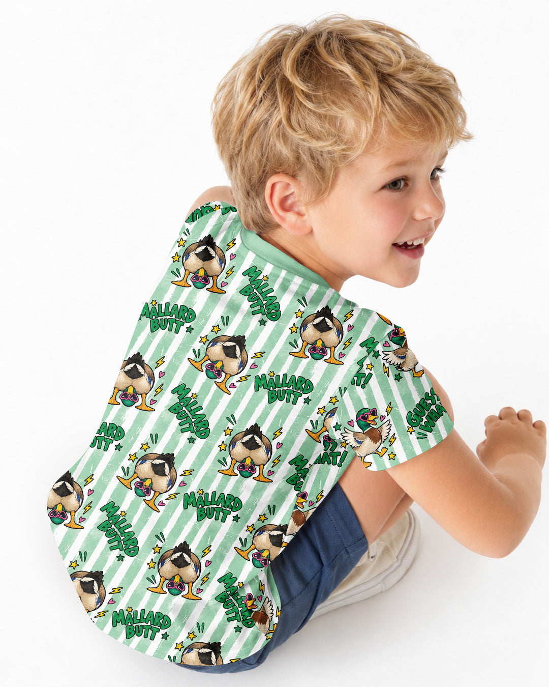 Guess What Mallard Butt Bamboo Crewneck T-Shirt