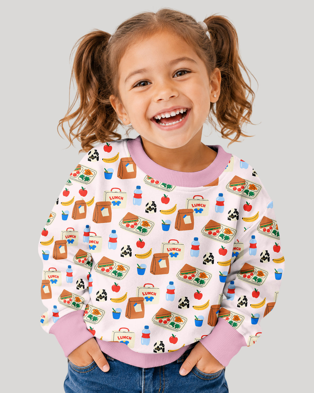 Plantilla de Sudadera de Cuello Redondo de Bambú para Mujer