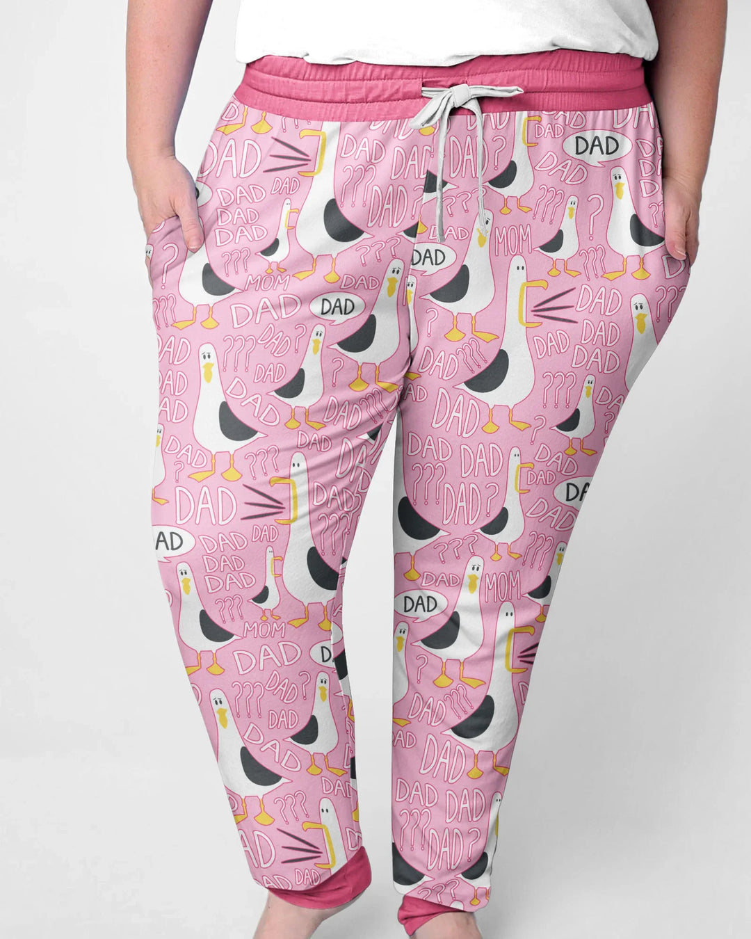 Funny Seagull DAD Bamboo Women Pajama Set
