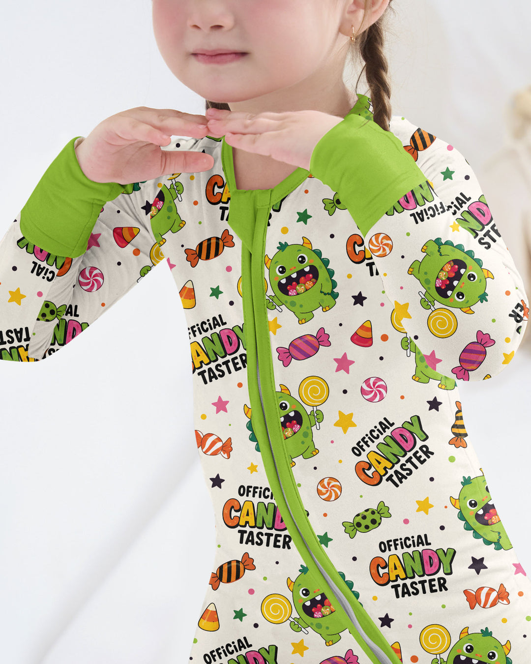 Halloween Official Candy Tester Bamboo Convertible Zippy