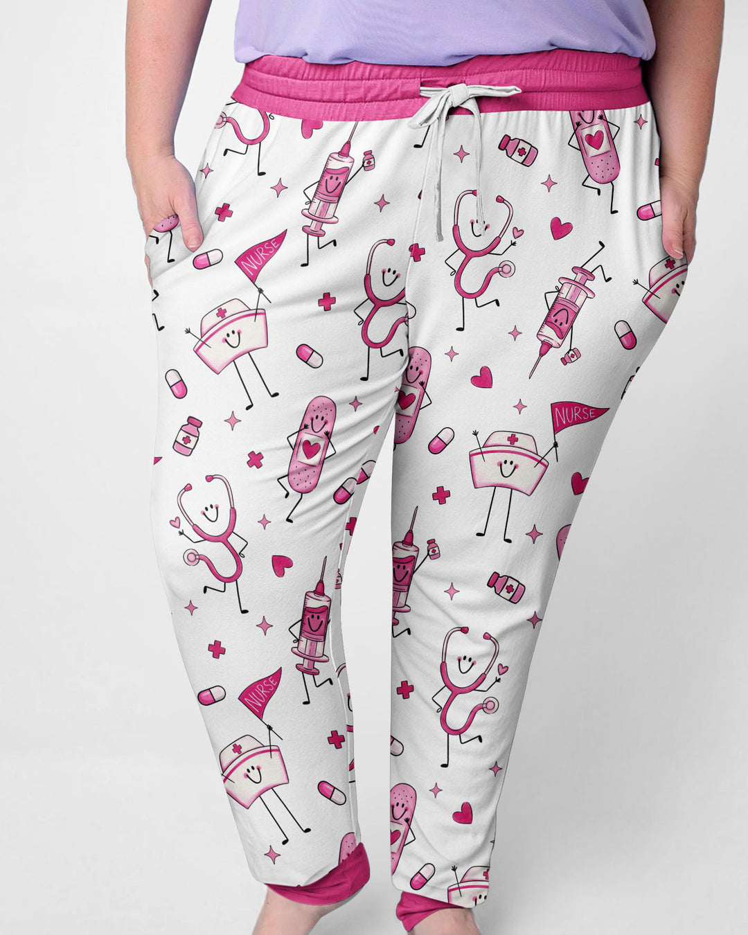 Cute Nurse Crew Bamboo Women Pajama Set