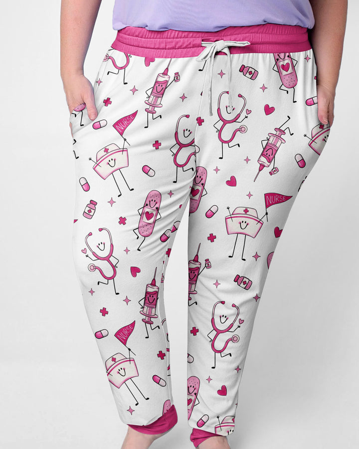 Cute Nurse Crew Bamboo Women Pajama Set
