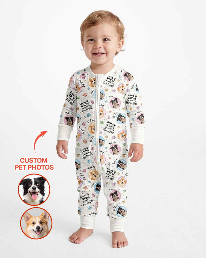 Custom Pet Photo My First Best Friend Bamboo Convertible Zippy