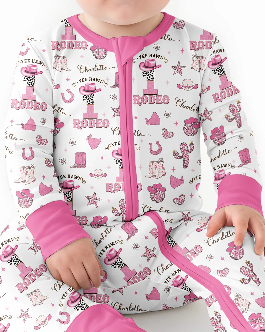 Personalized Birthday Rodeo Bamboo Convertible Zippy