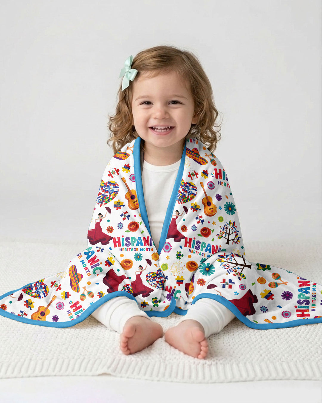 Fiesta Hispanic Heritage Month Bamboo Blanket
