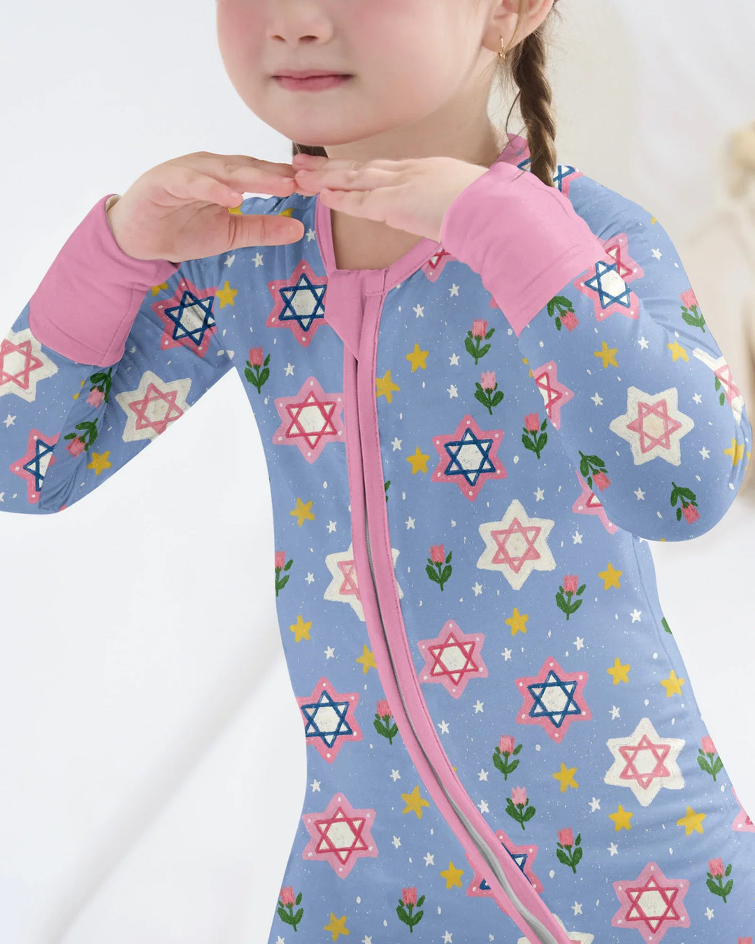 Starry Bloom Blessings Family Matching Bamboo Convertible Zippy