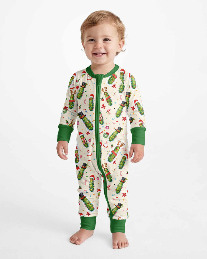 Funny Christmas Pickle Bamboo Convertible Zippy