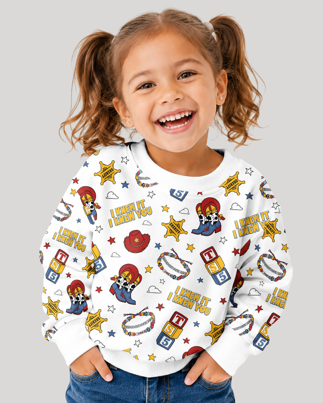 Little Cowgirl Bamboo Crewneck Sweatshirt