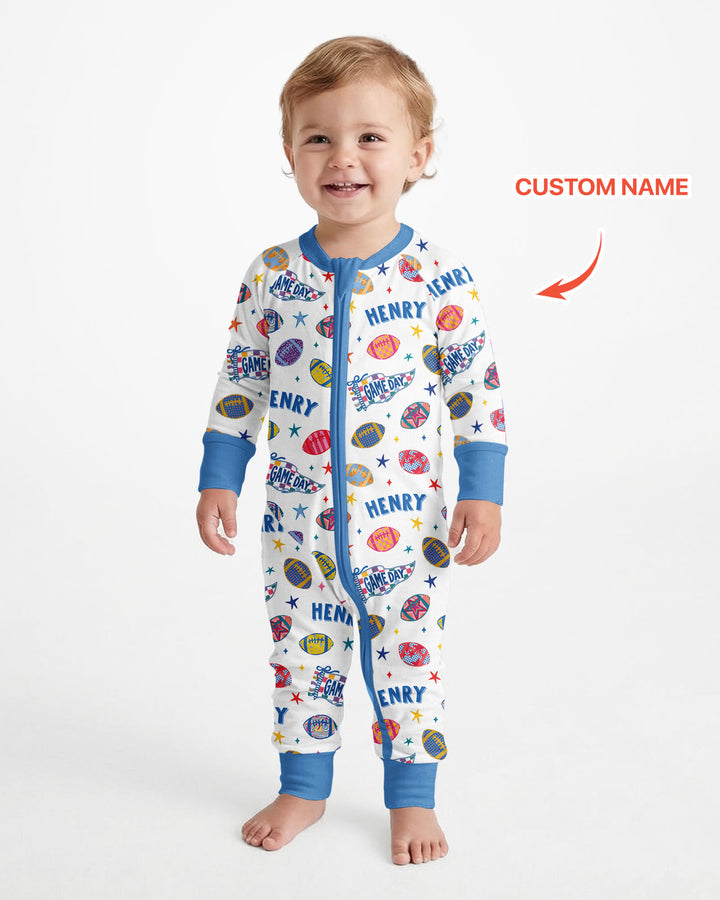 Custom Name Game day Bamboo Convertible Zippy