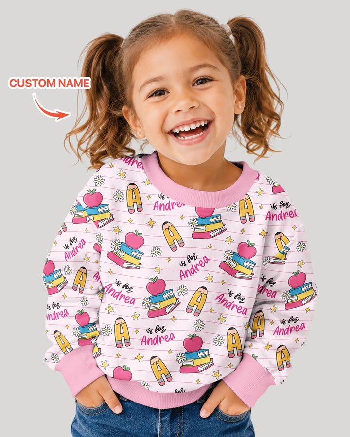Sudadera de cuello redondo de bambú con plantilla personalizada