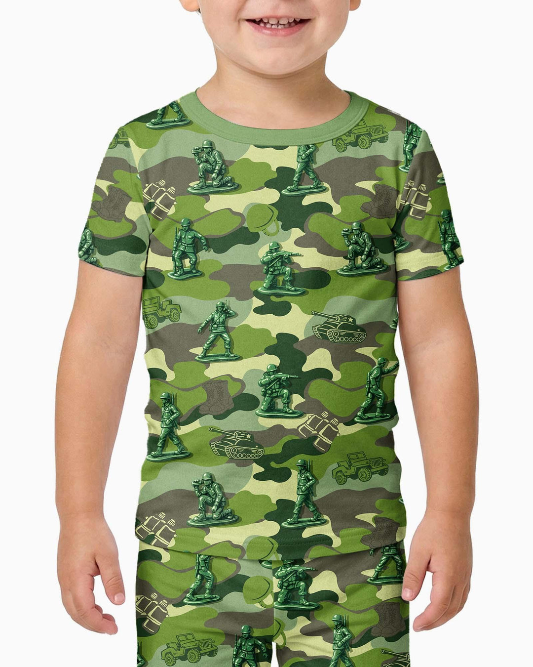 Zweiteiliges, kurzärmliges Pyjama-Set mit Marienkäfern