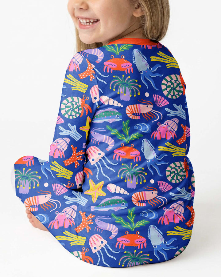 Under the Sea Bamboo Two Piece Long Sleeve Pajama Set
