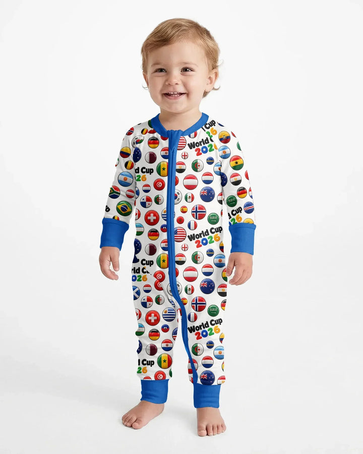 Soccer Cup All Country Balls Bamboo Convertible Zippy