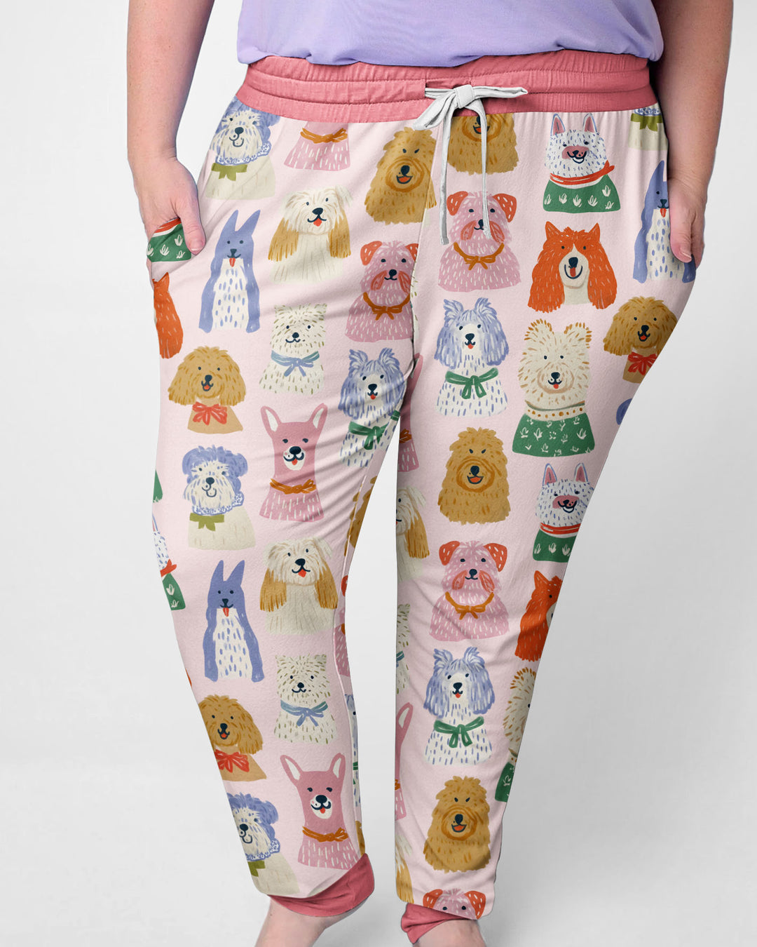 Puppy Portrait Bamboo Women Pajama Set