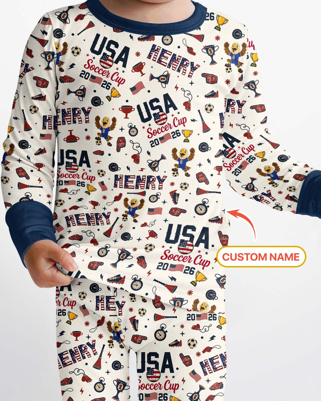 Conjunto de pijama de dos piezas de bambú con mangas largas, plantilla PERSONALIZADA