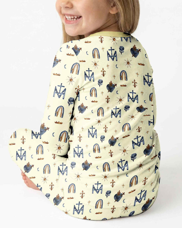 Immaculate Heart Bamboo Two Piece Long Sleeve Pajama Set