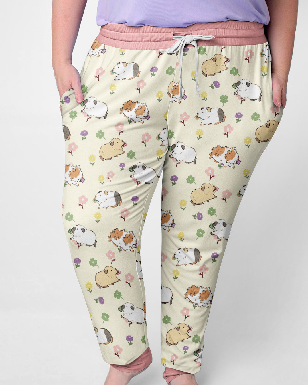 Guinea Pig Garden Bamboo Women Pajama Set