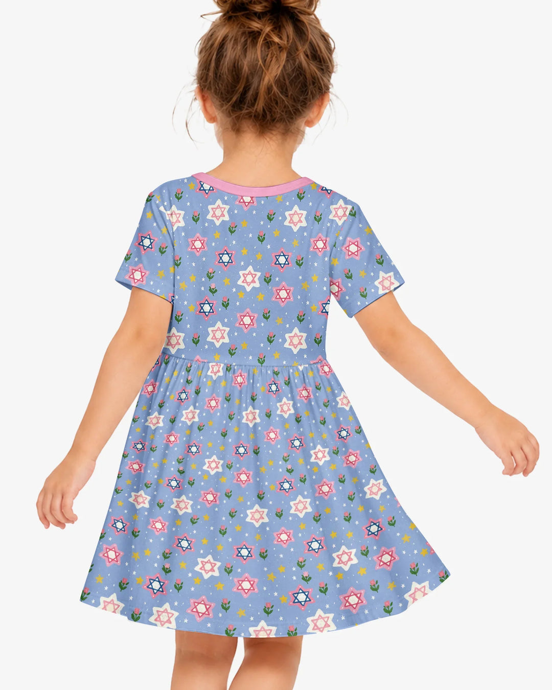 Starry Bloom Blessings Family Matching Bamboo Twirl Dress