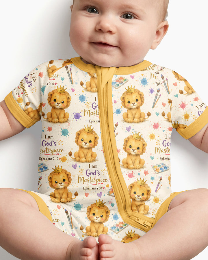 I Am God's Masterpiece Bamboo Shorty Zippy