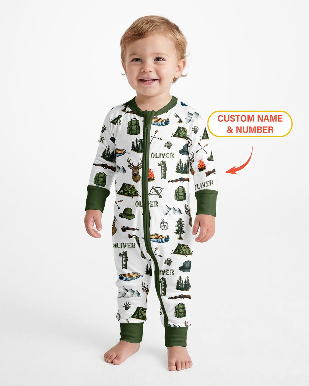 Personalized Birthday Camper Bamboo Convertible Zippy