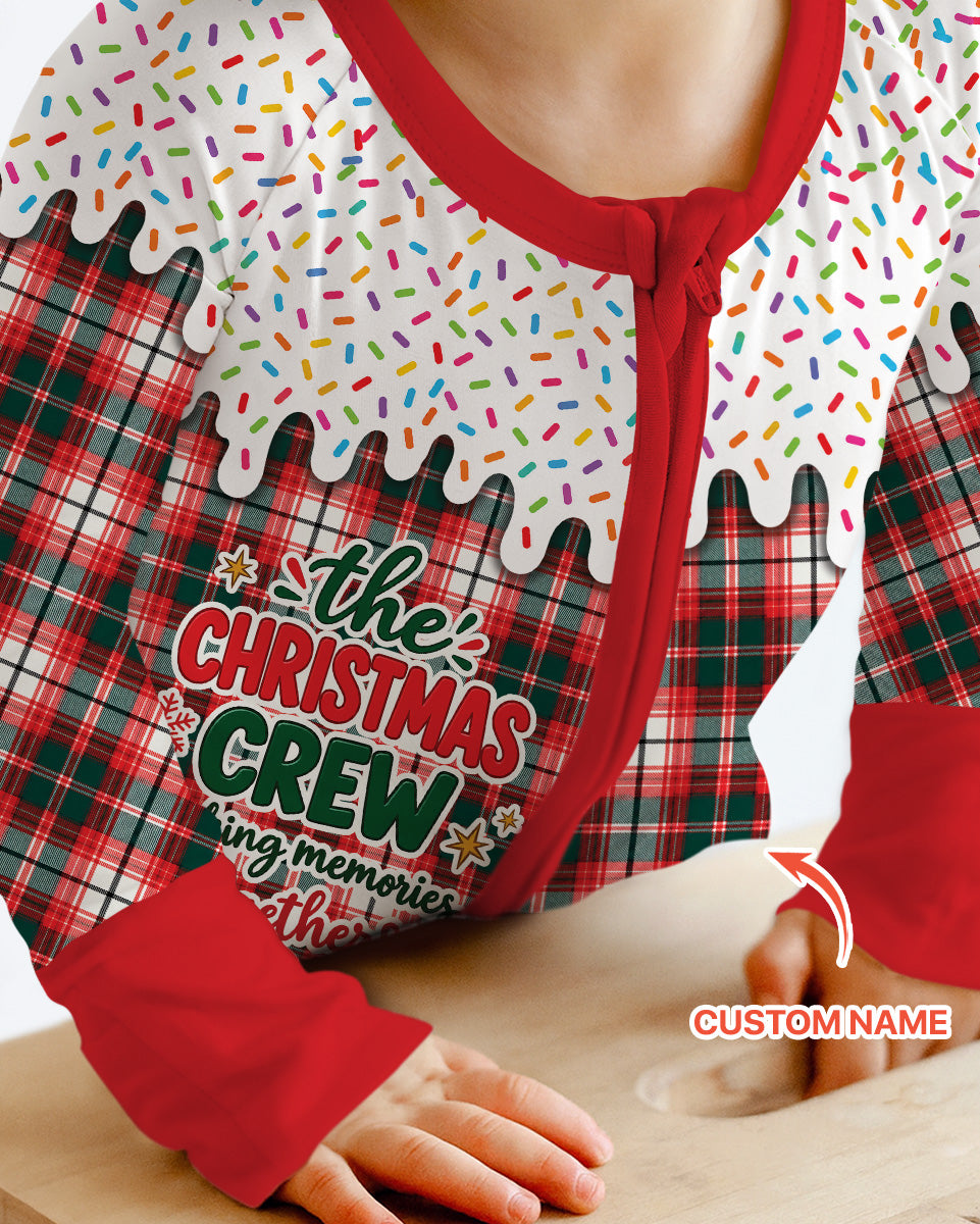 The Christmas Crew Custom Name Bamboo Convertible Zippy