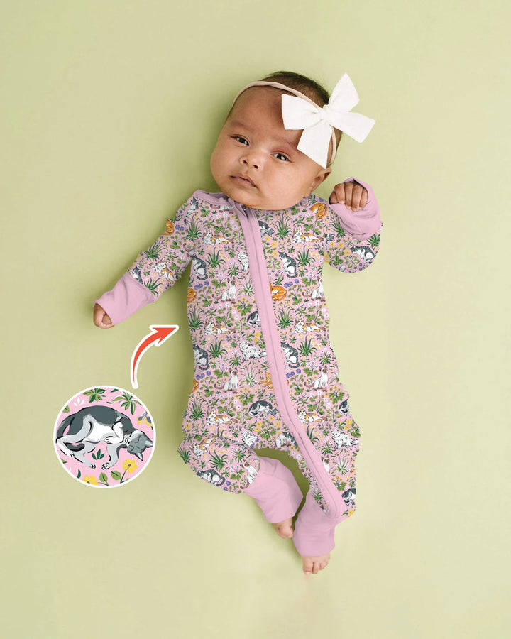 Gerippte Babykleidung mit individuellem Foto - Weich &amp; Skizzenhaft