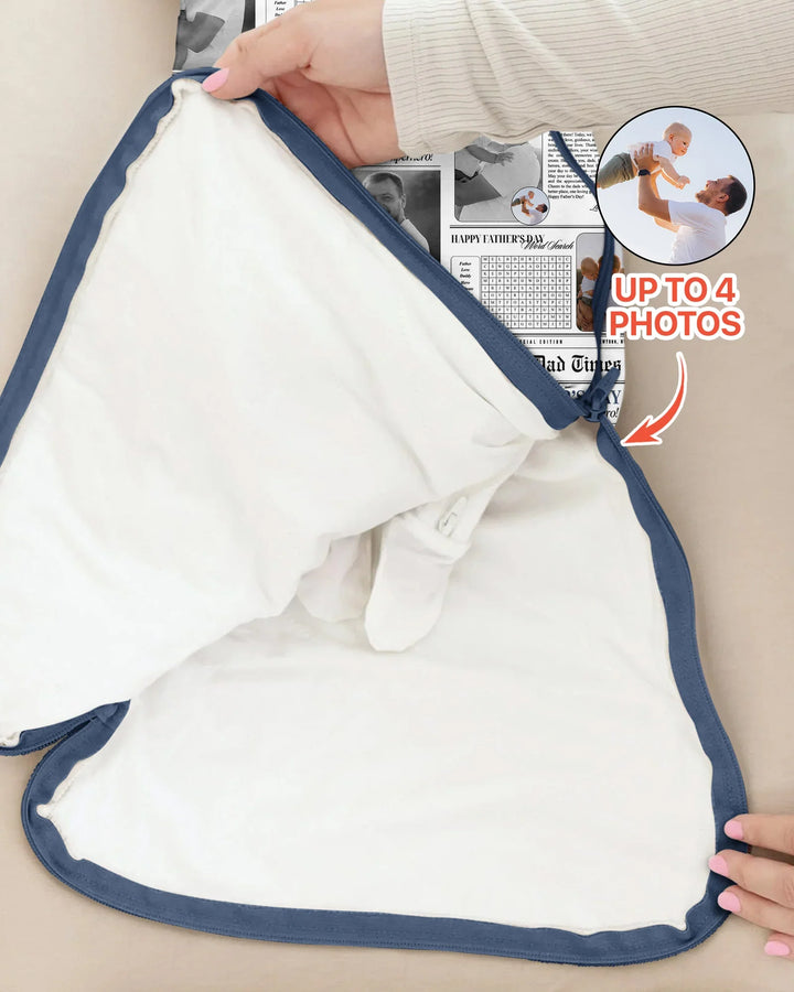 Custom Photo The Best Dad Times Bamboo Sleep Bag