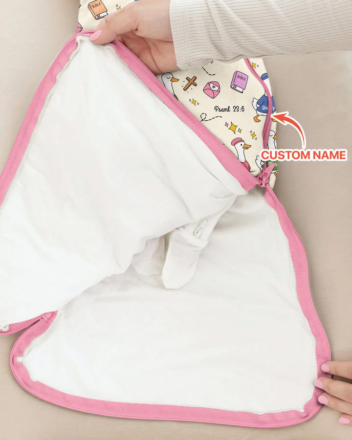 Psalm 23:6 Matching Family Bamboo Sleep Bag