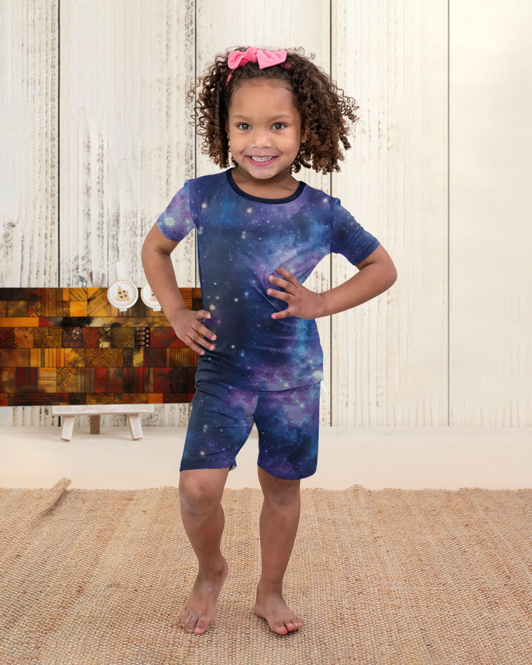 Nebula Bambus Zweiteiler Kurzarm Shorts Pyjama Set