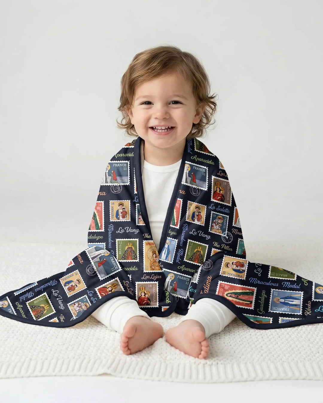 Our Lady, Around the World Bamboo Blanket