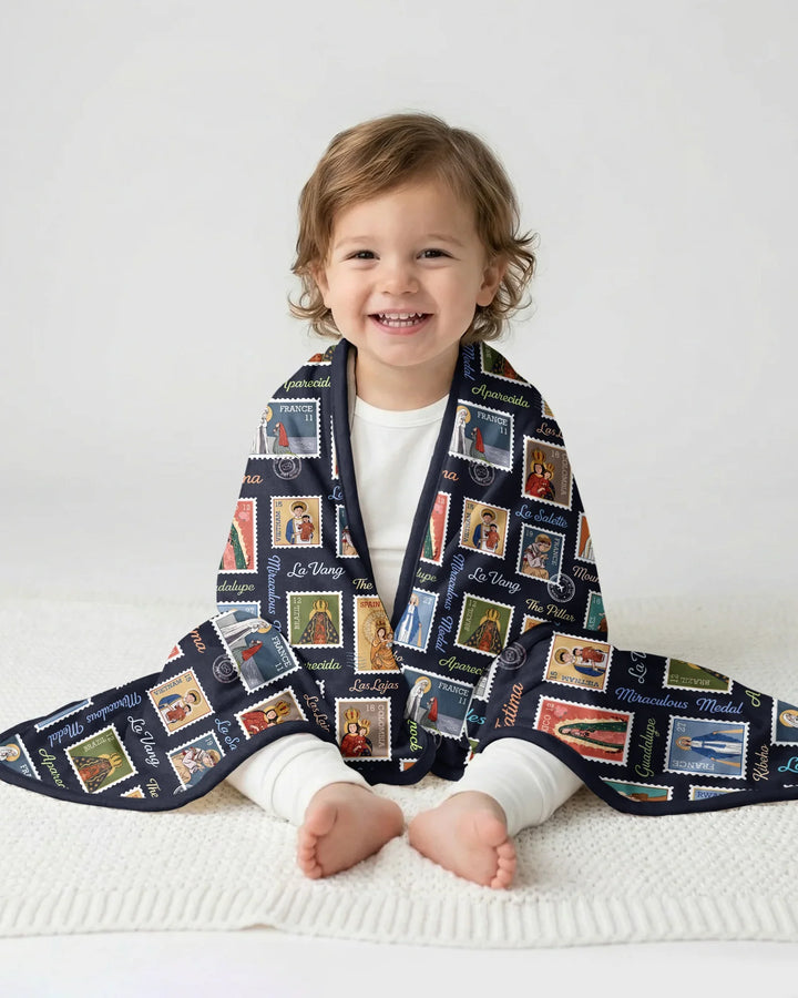 Our Lady, Around the World Bamboo Blanket