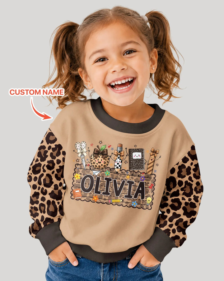 Sudadera de cuello redondo de bambú con plantilla personalizada