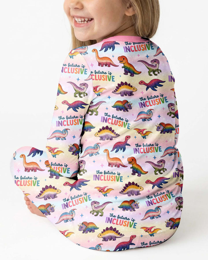 The Future is Inclusive Bamboo Two Piece Long Sleeve Pajama Set