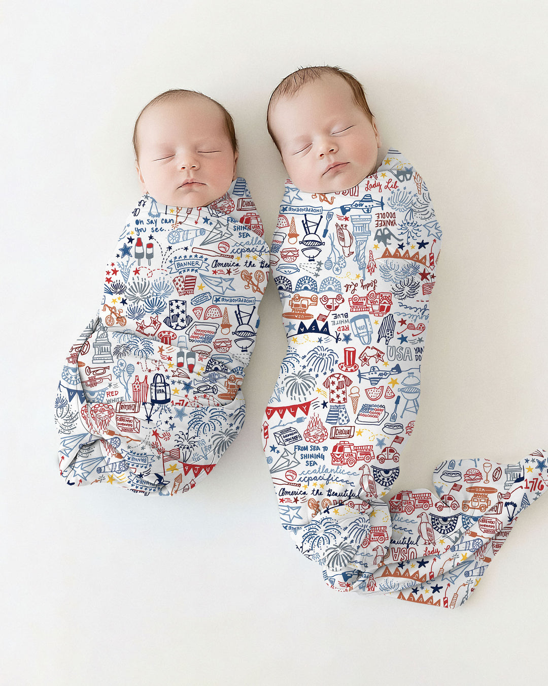 Liberty Doodle 250th Family Matching Swaddle Blanket