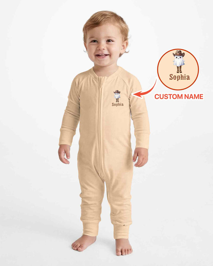 Personalized Scootin Boo Western Halloween Cowboy Bamboo Convertible Zippy