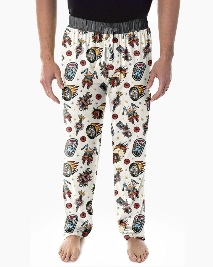 Born to Ride Together Family Matching Bamboo Men's Pajama Set