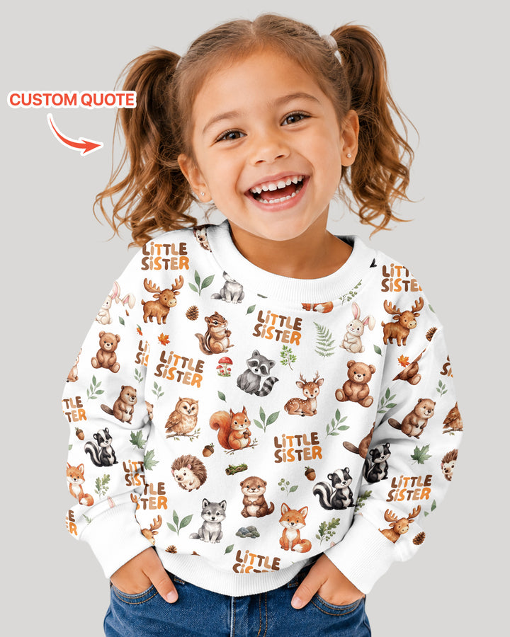 Sudadera de cuello redondo de bambú con plantilla personalizada