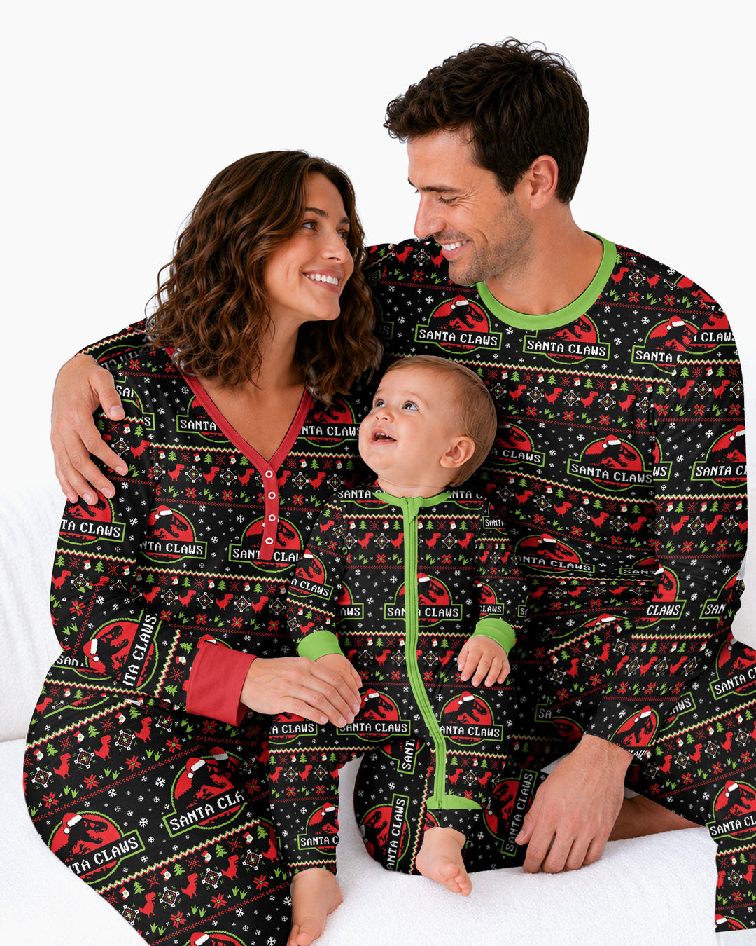 Santa Claws Christmas Bamboo Women Pajama Set
