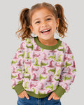 Pink Witch Hat Halloween Bamboo Crewneck Sweatshirt