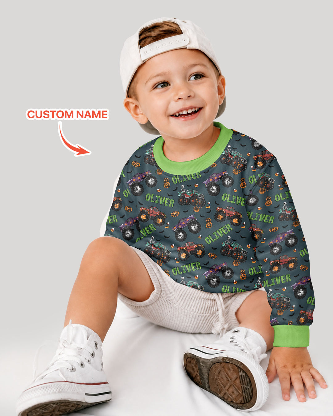 Maßgeschneiderter Bambus Rundhals-Sweatshirt